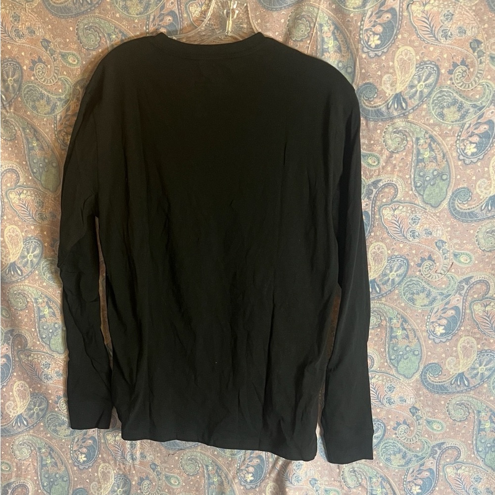 Vineyard Vines Mens Long Sleeve Blank Pocket T-Shirt Black 6V0019-001 Size S NWT - Picture 4 of 5